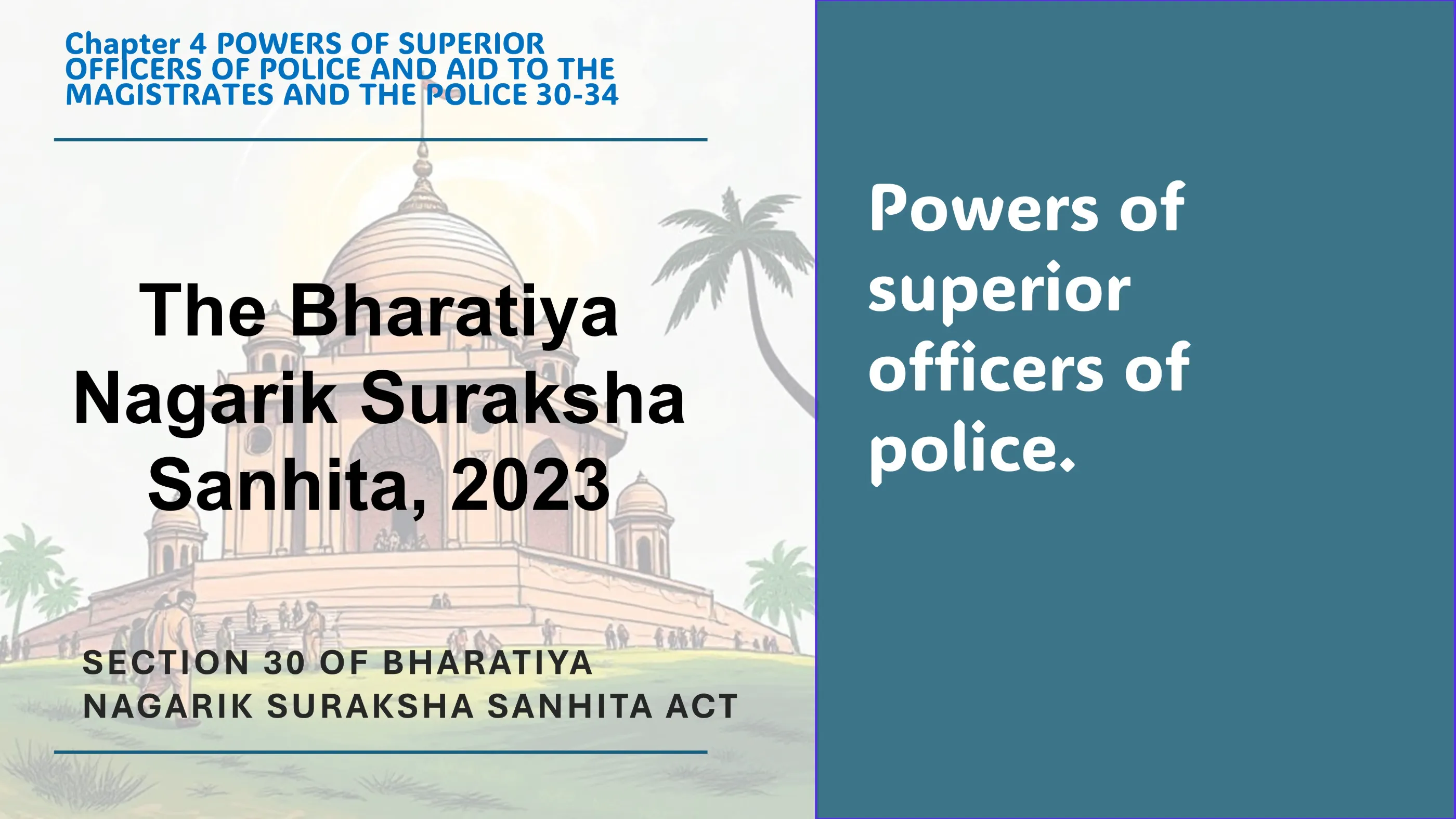 Section 30 of Bharatiya Nagarik Suraksha Sanhita Act