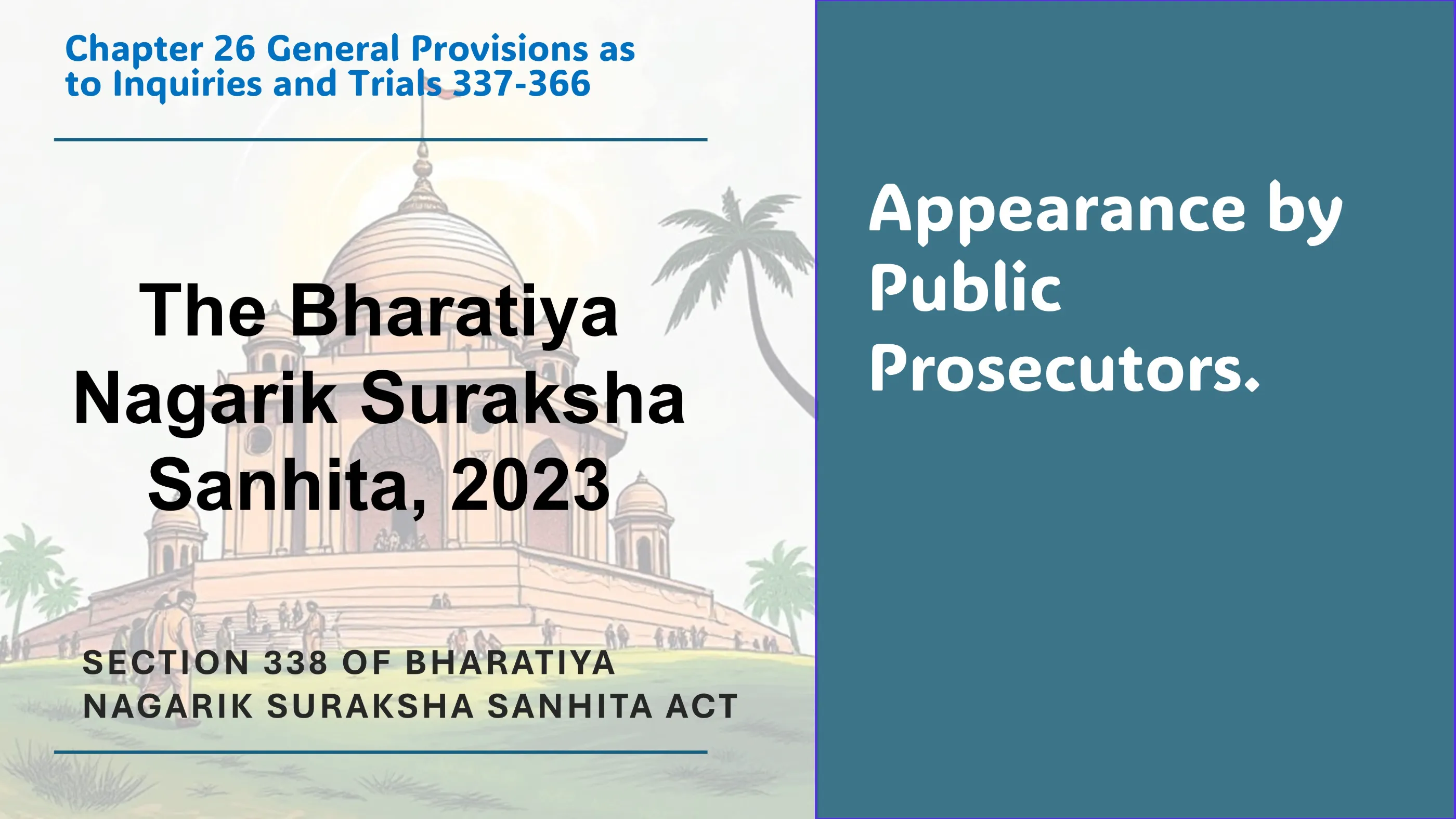 Section 338 of Bharatiya Nagarik Suraksha Sanhita Act