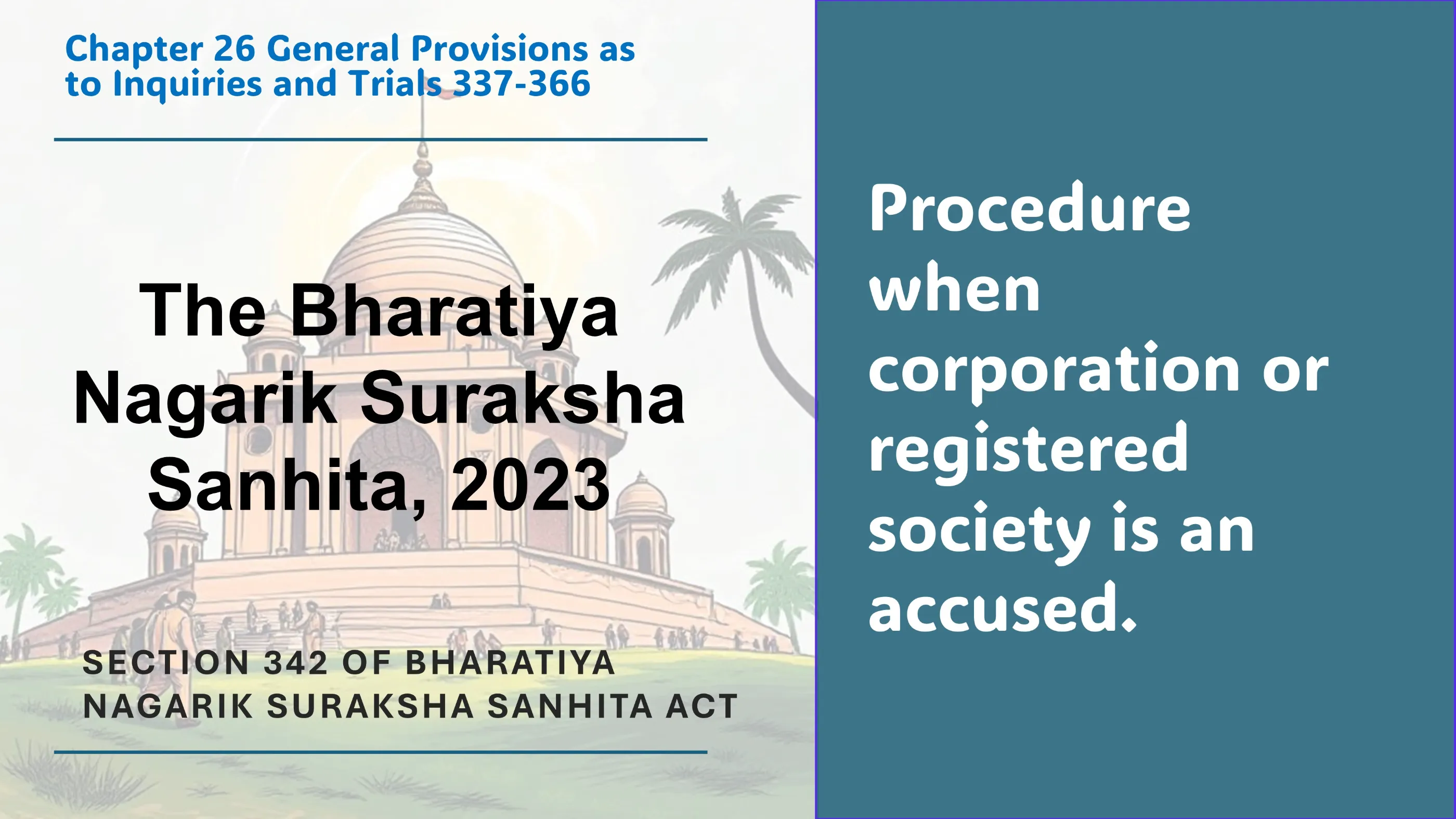 Section 342 of Bharatiya Nagarik Suraksha Sanhita Act