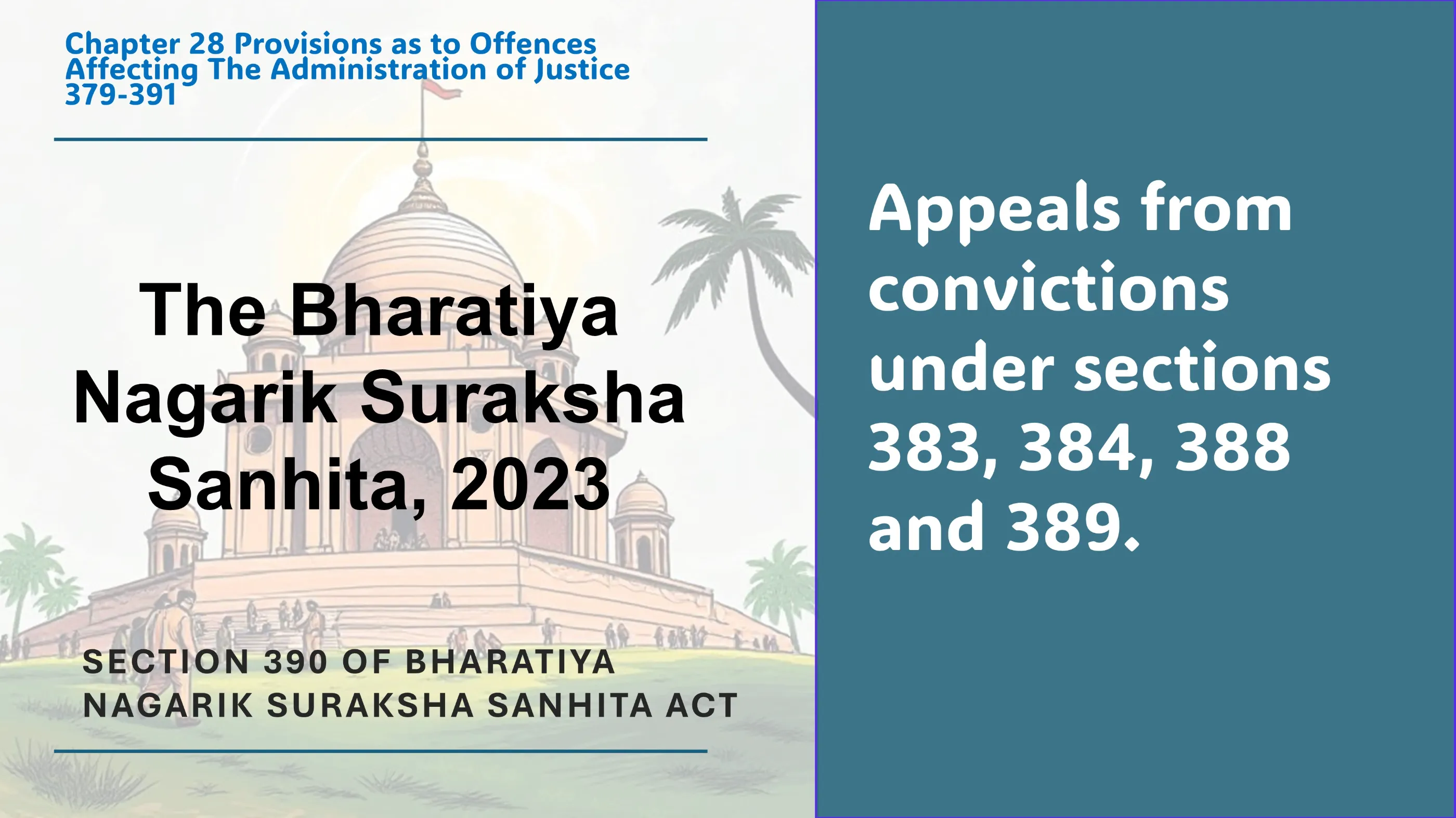 Section 390 of Bharatiya Nagarik Suraksha Sanhita Act