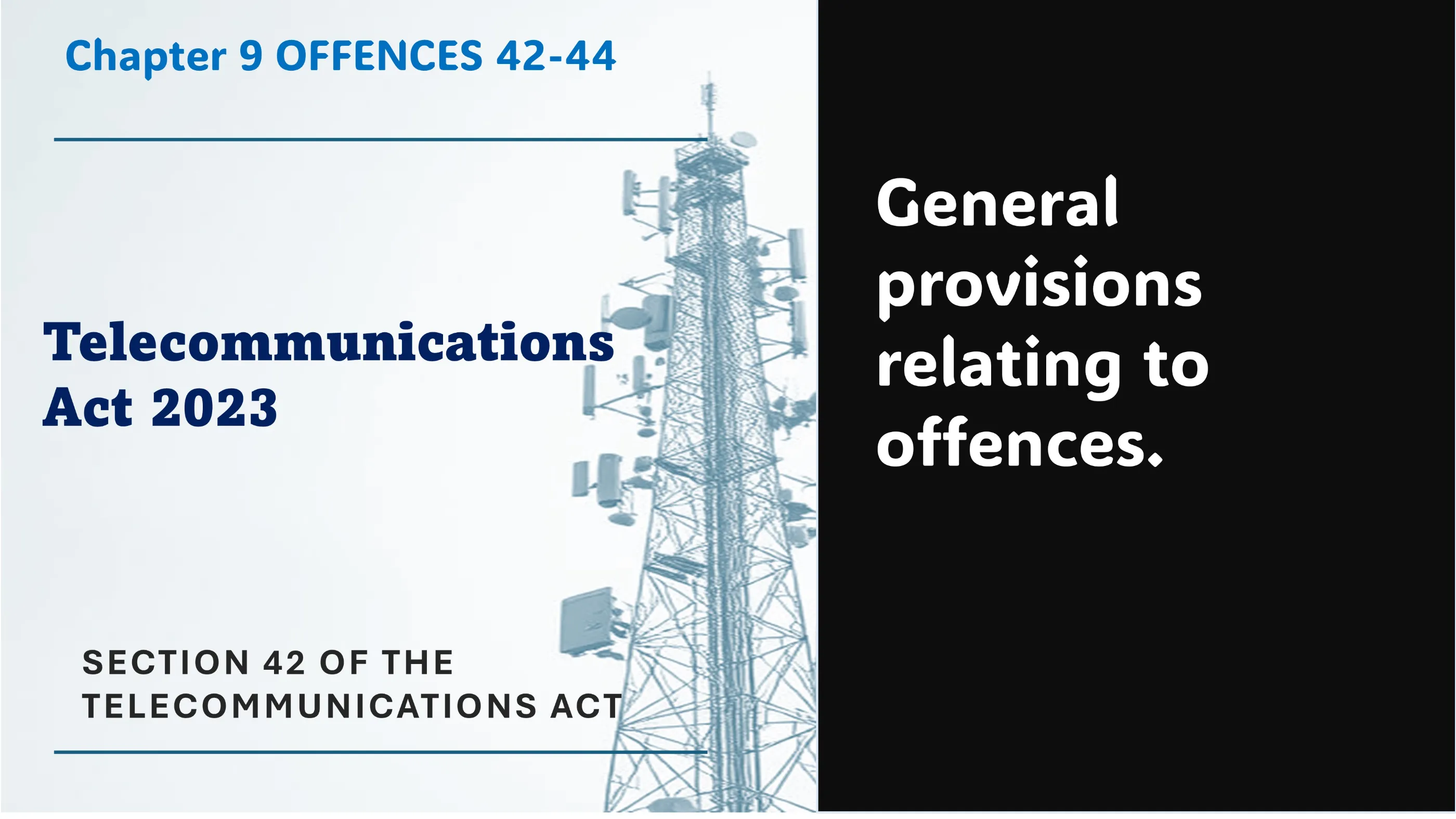 Section 42 of The Telecommunications Act