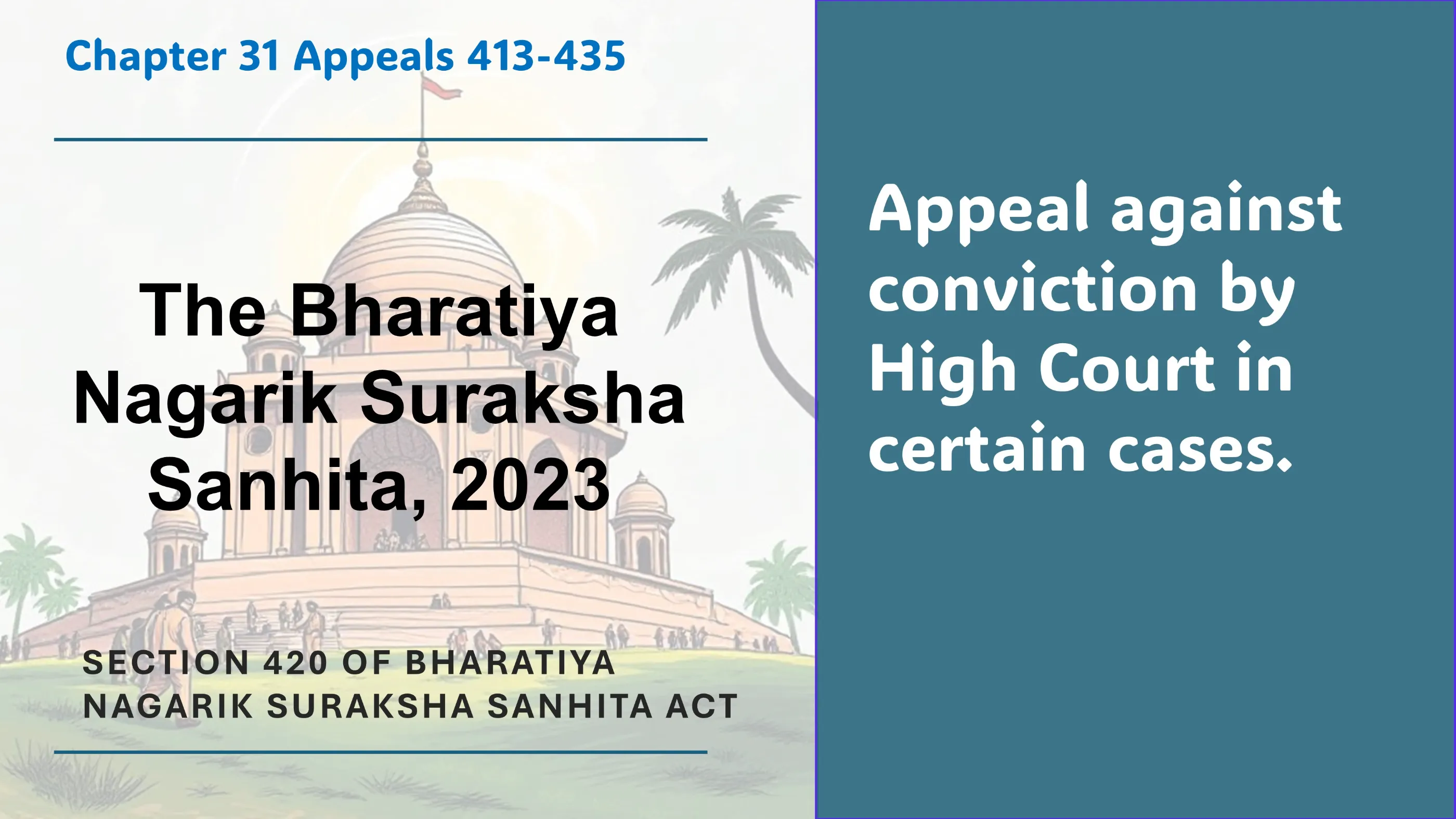 Section 420 of Bharatiya Nagarik Suraksha Sanhita Act