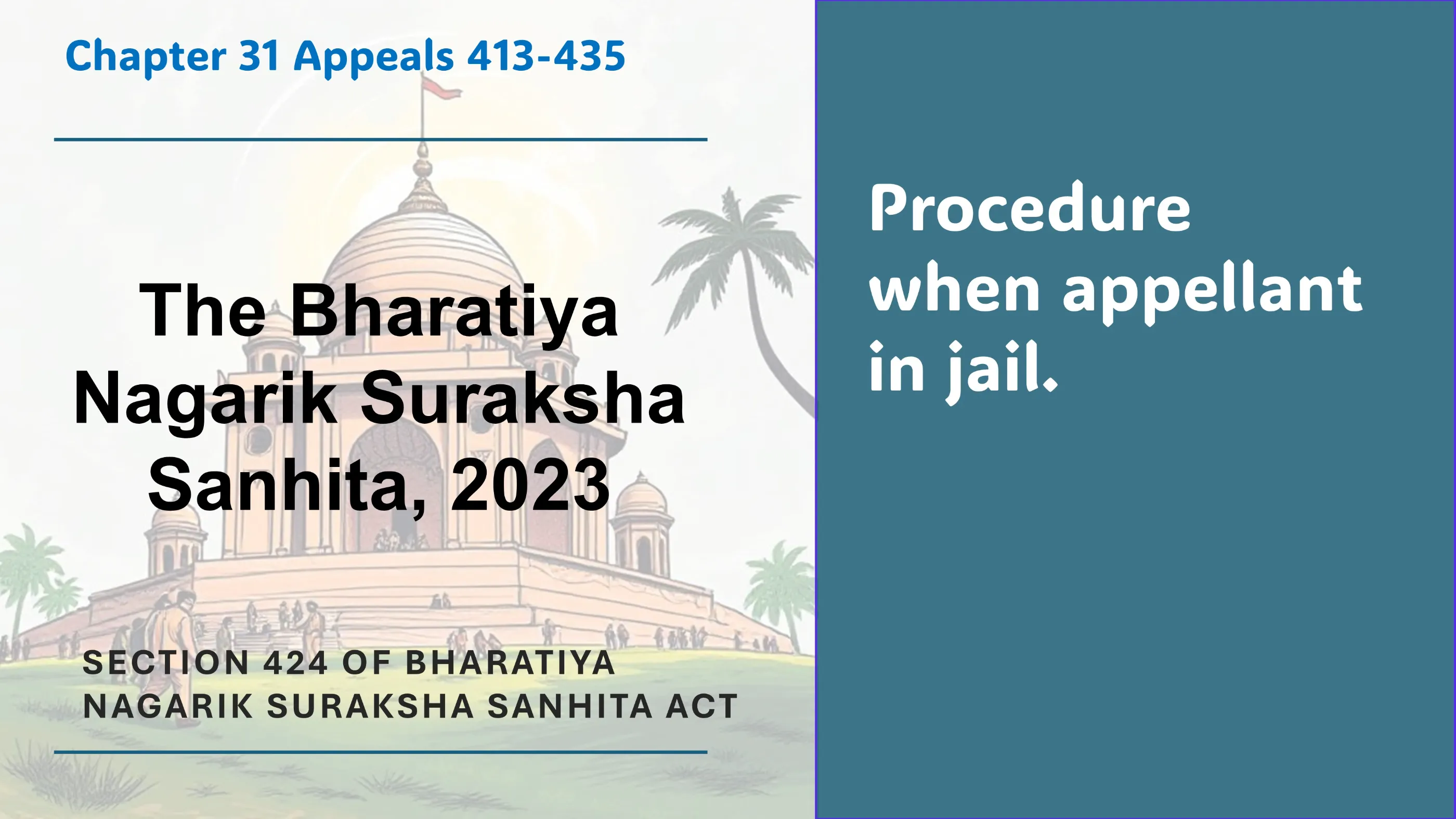 Section 424 of Bharatiya Nagarik Suraksha Sanhita Act