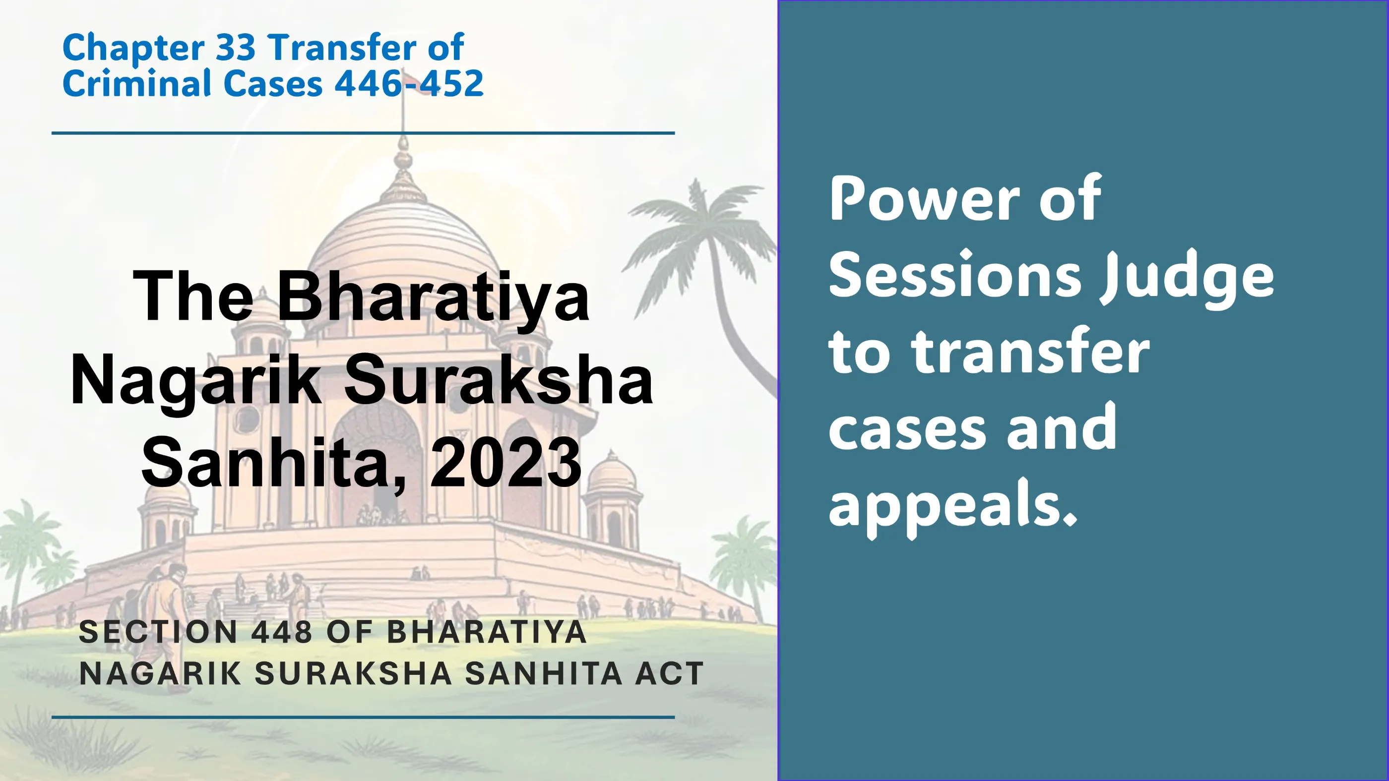 Section 448 of Bharatiya Nagarik Suraksha Sanhita Act