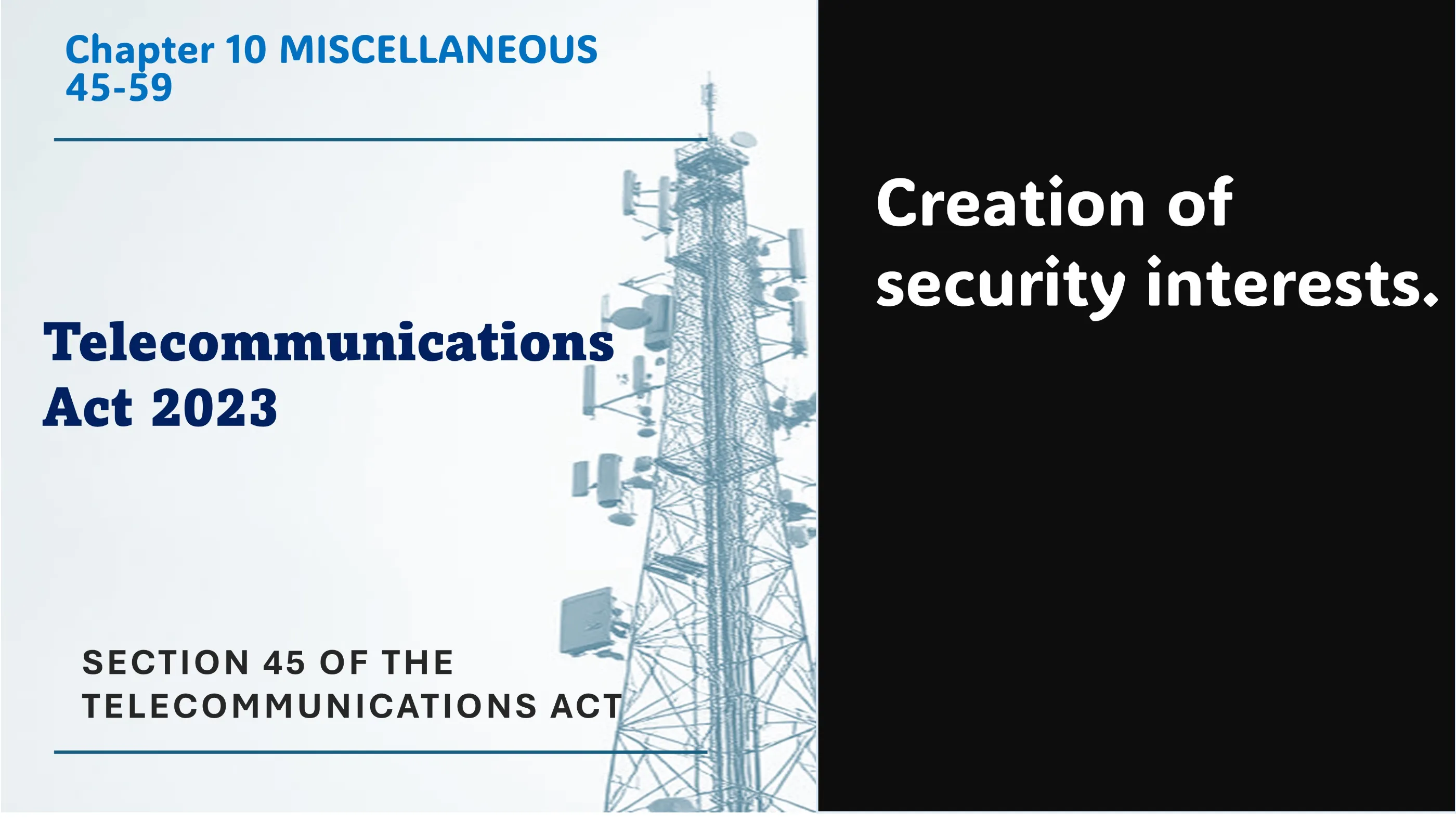 Section 45 of The Telecommunications Act