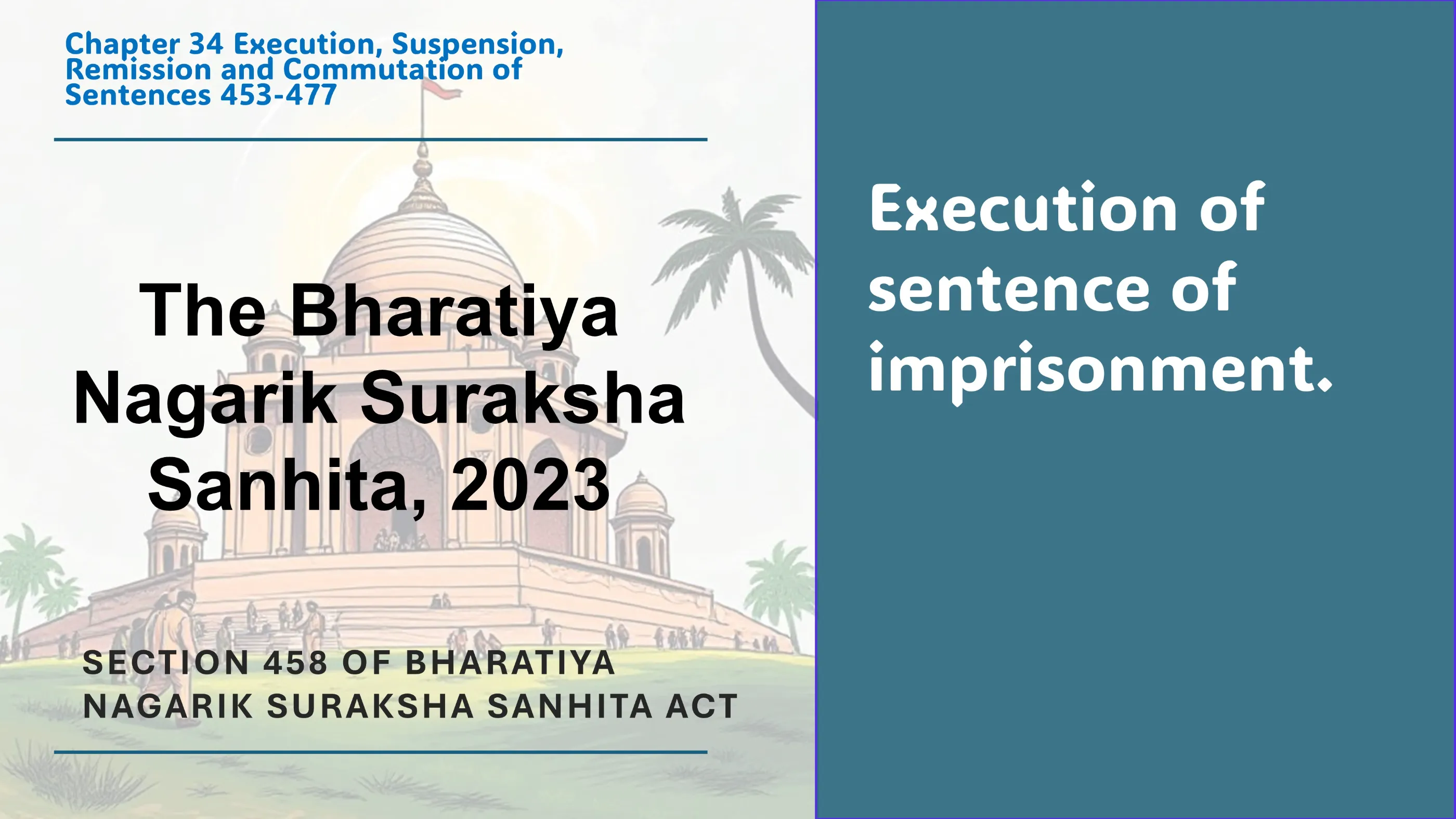 Section 458 of Bharatiya Nagarik Suraksha Sanhita Act