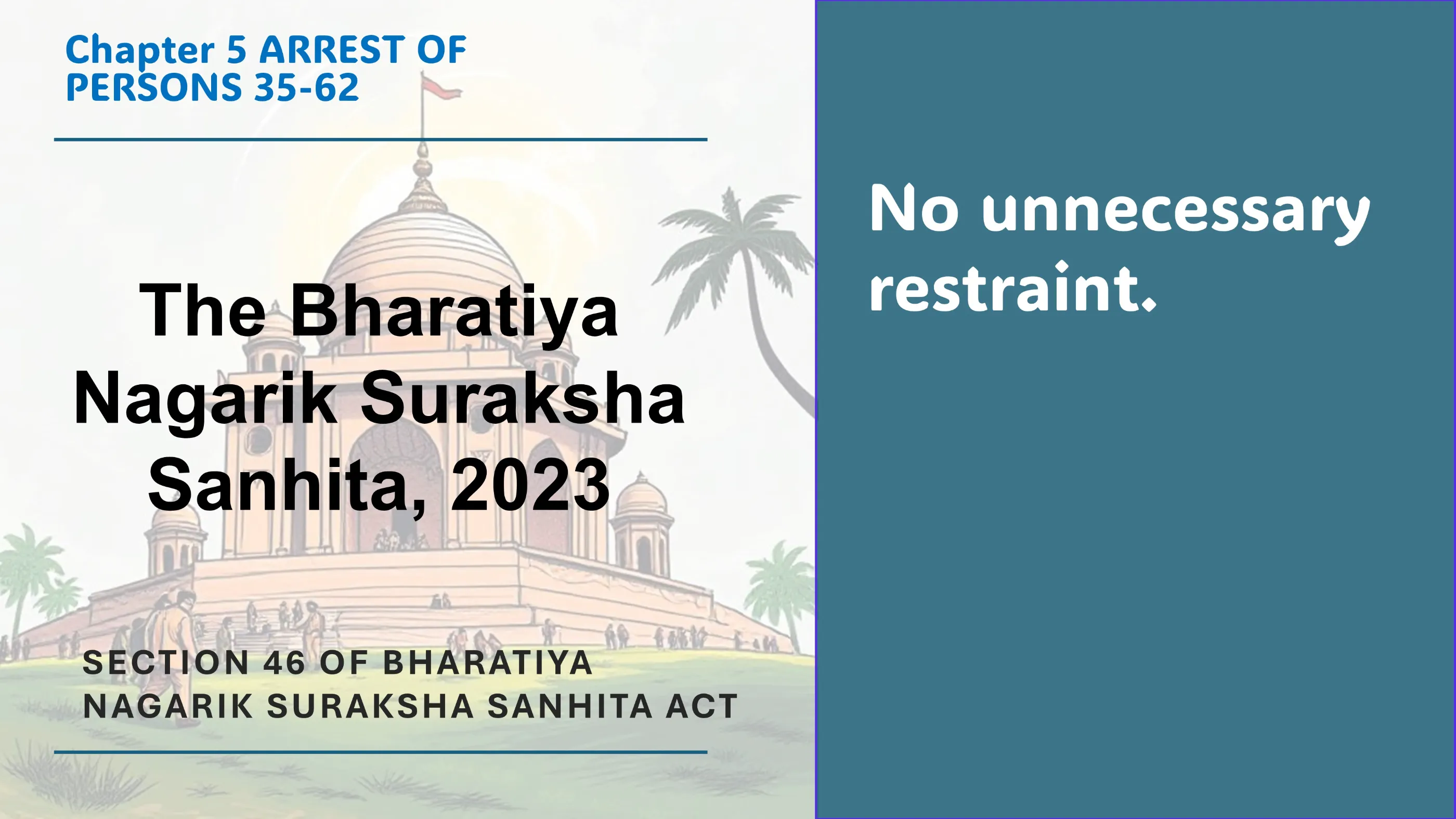 Section 46 of Bharatiya Nagarik Suraksha Sanhita Act