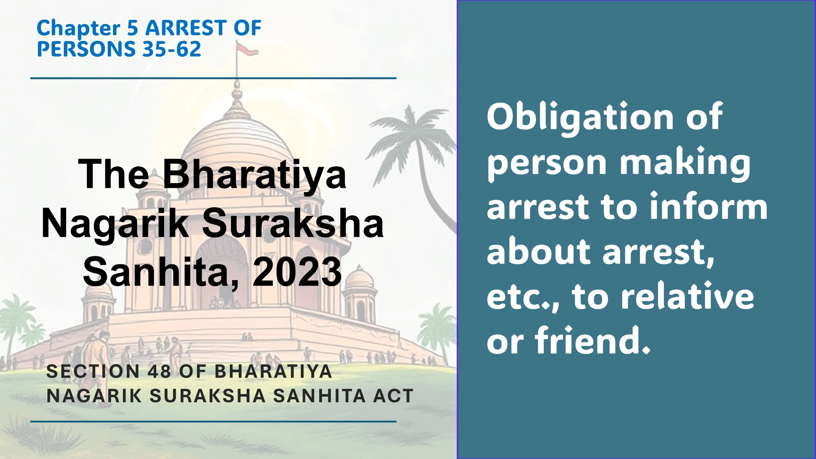 Section 48 of Bharatiya Nagarik Suraksha Sanhita Act