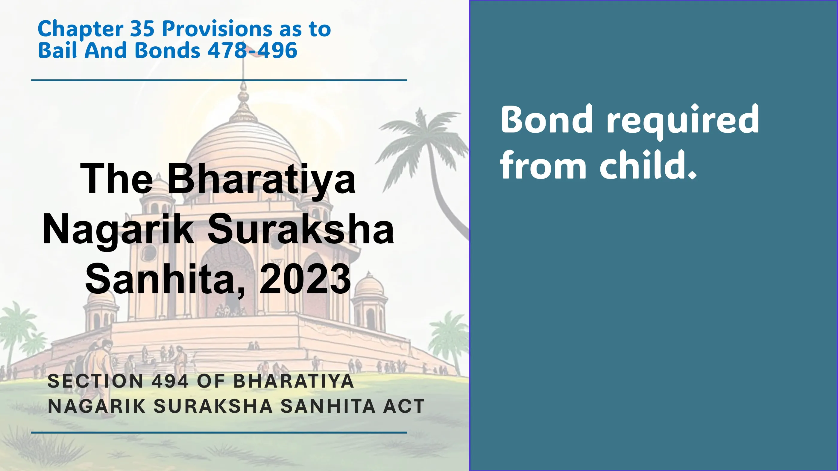 Section 494 of Bharatiya Nagarik Suraksha Sanhita Act