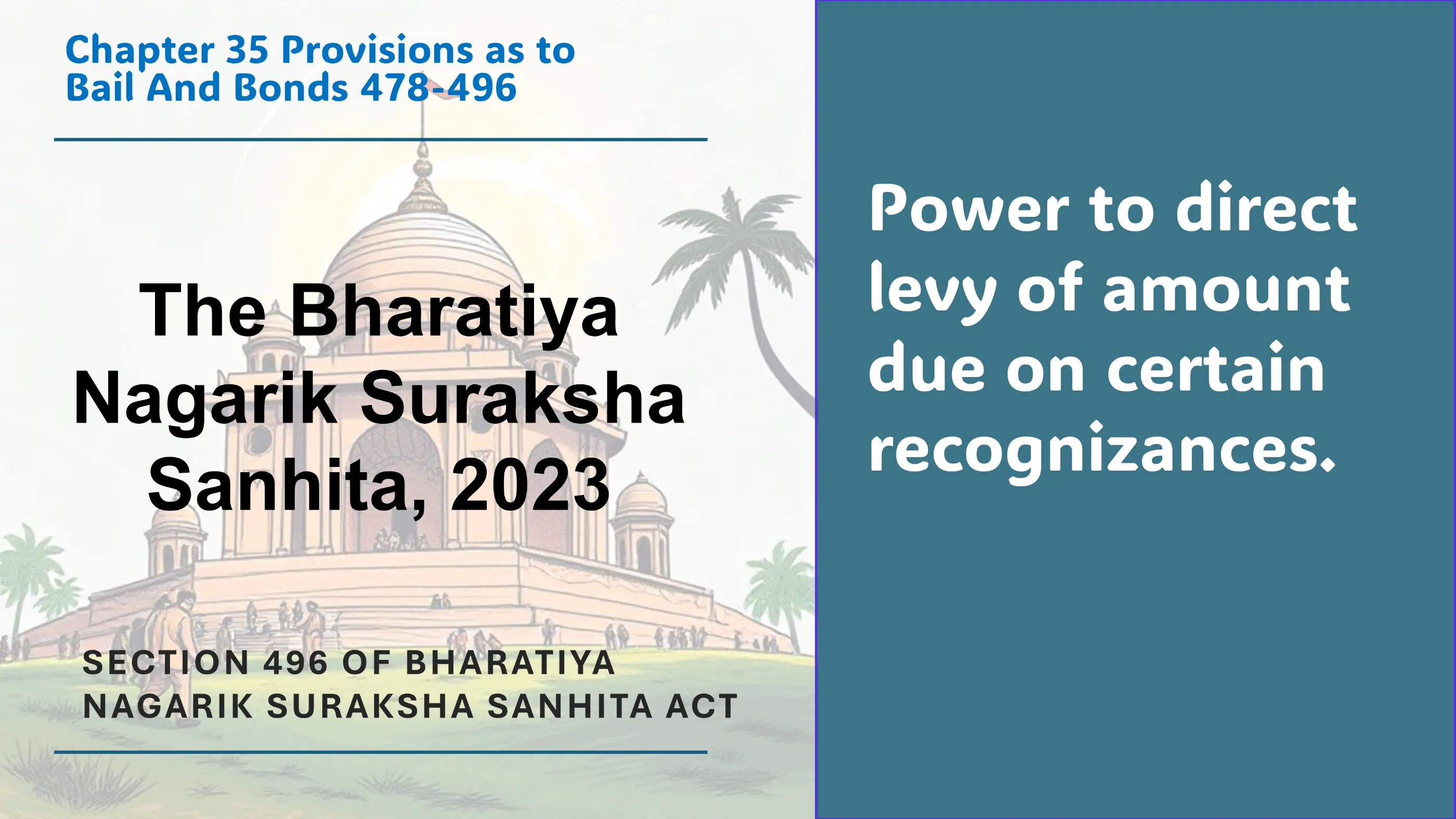 Section 496 of Bharatiya Nagarik Suraksha Sanhita Act