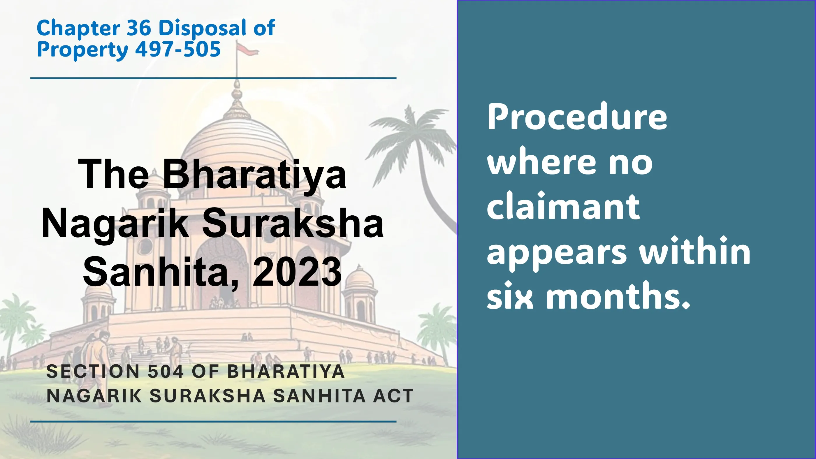 Section 504 of Bharatiya Nagarik Suraksha Sanhita Act