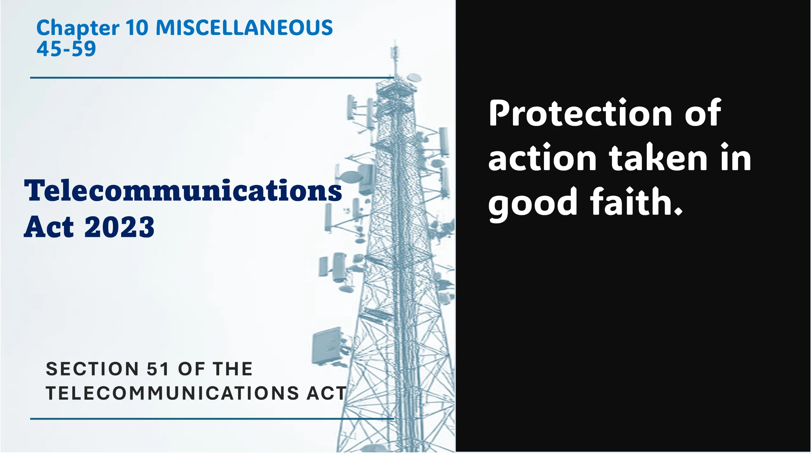 Section 51 of The Telecommunications Act