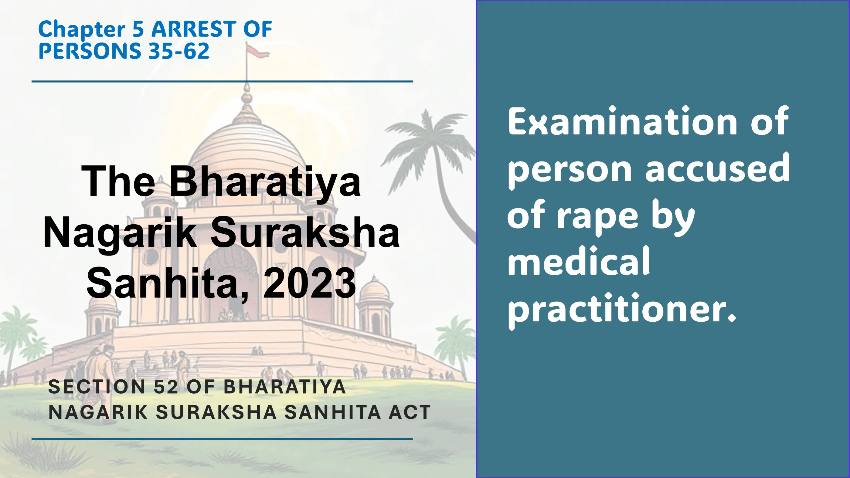 Section 52 of Bharatiya Nagarik Suraksha Sanhita Act