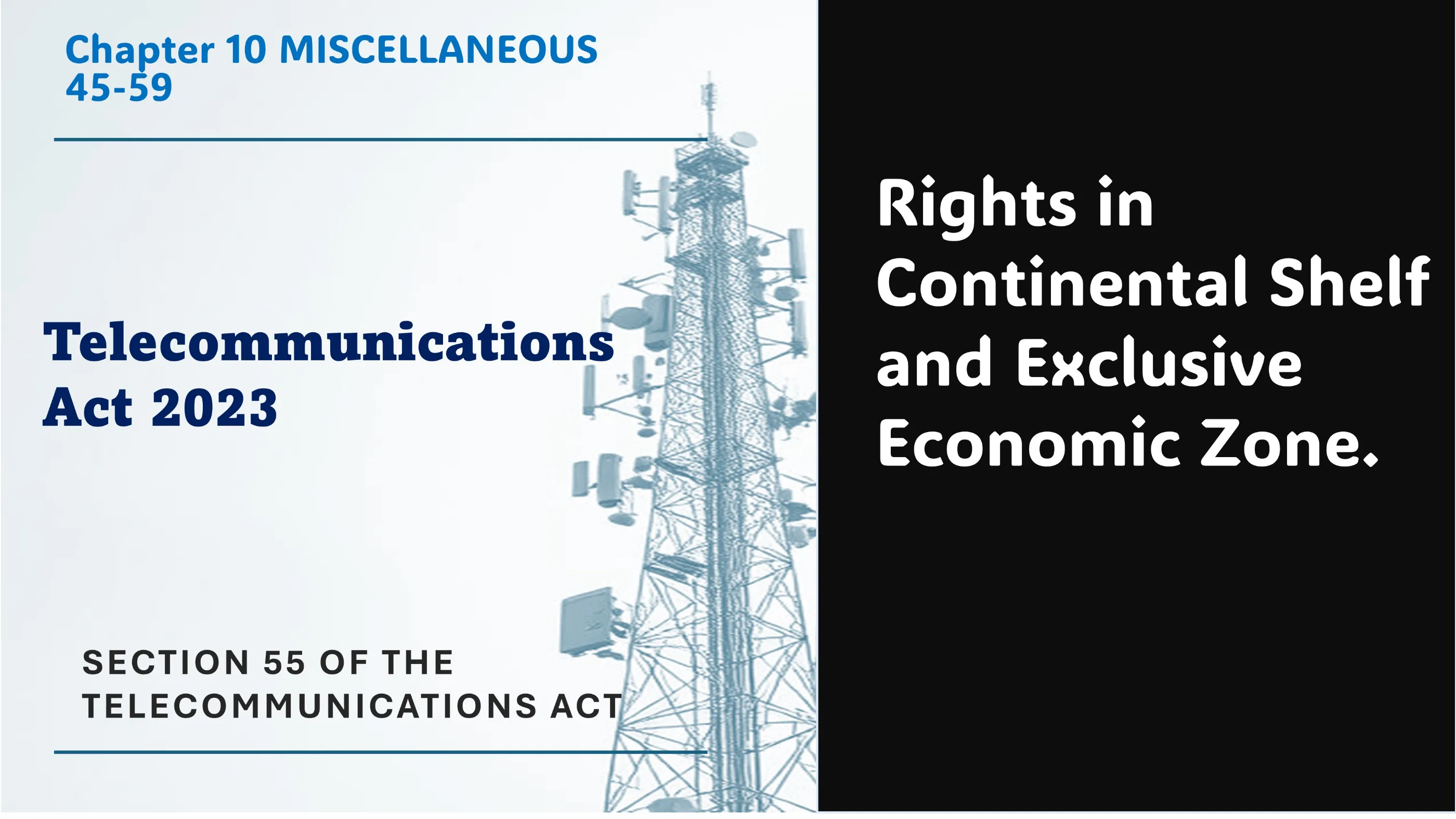 Section 55 of The Telecommunications Act
