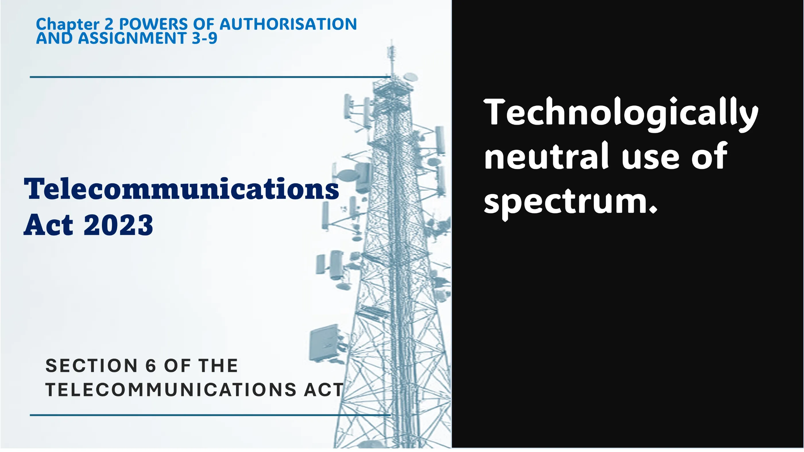 Section 6 of The Telecommunications Act
