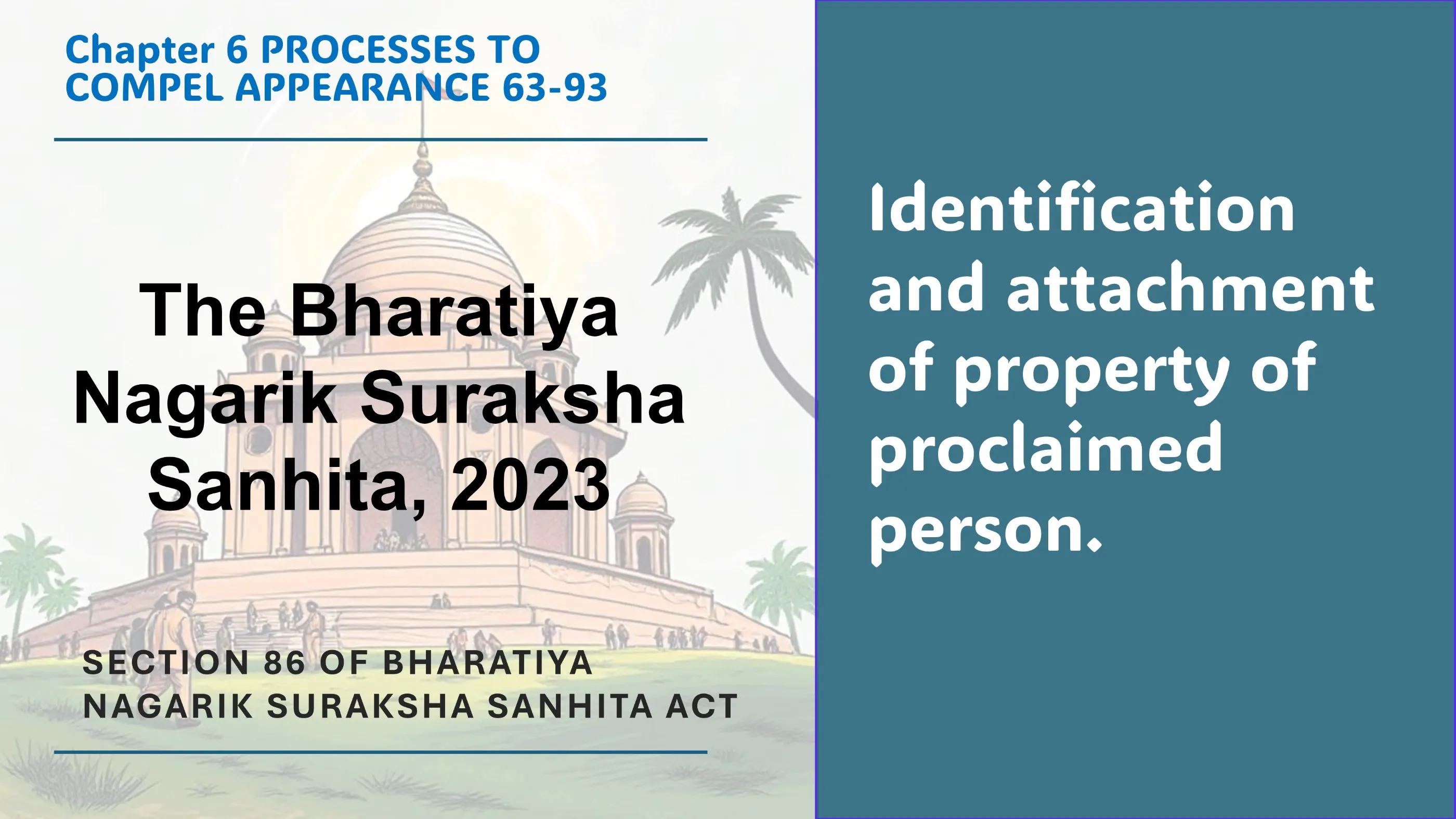 Section 86 of Bharatiya Nagarik Suraksha Sanhita Act