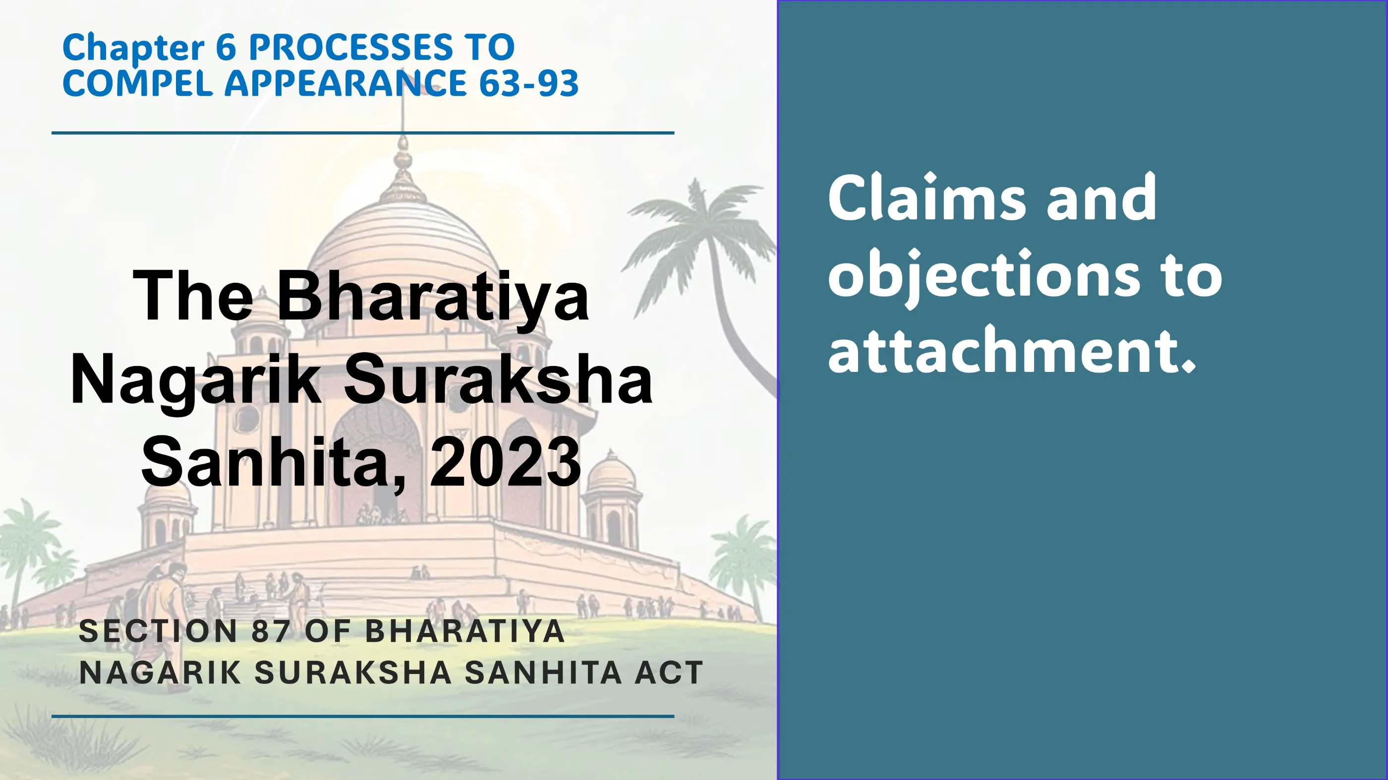 Section 87 of Bharatiya Nagarik Suraksha Sanhita Act