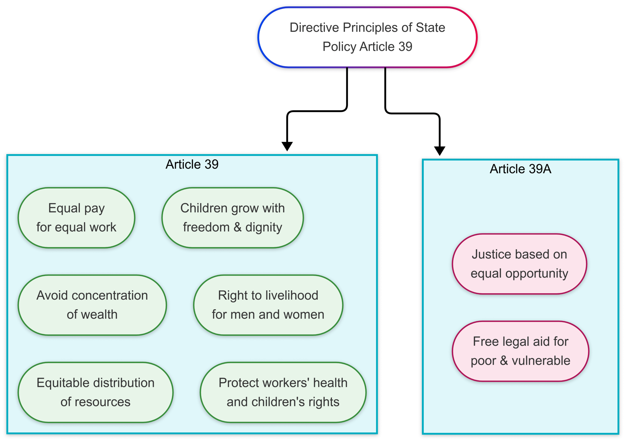 a diagram of a policy article 39